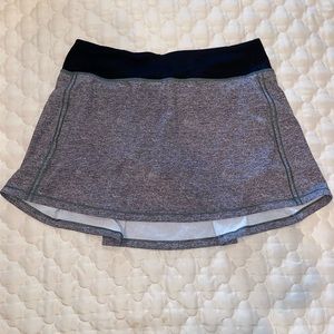 Lululemon Pace Rival Grey Skirt Size 8 Tall